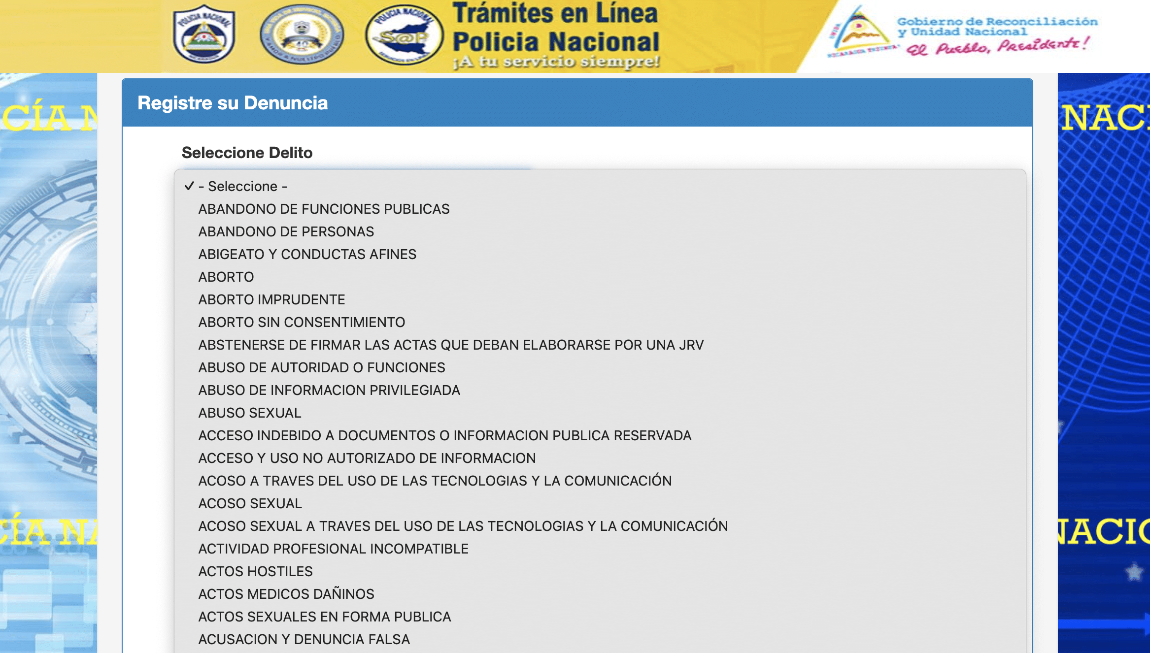 ¿Cómo el sistemas de denuncias anónimas en línea de la Policía Nacional pone en peligro a personas inocentes?